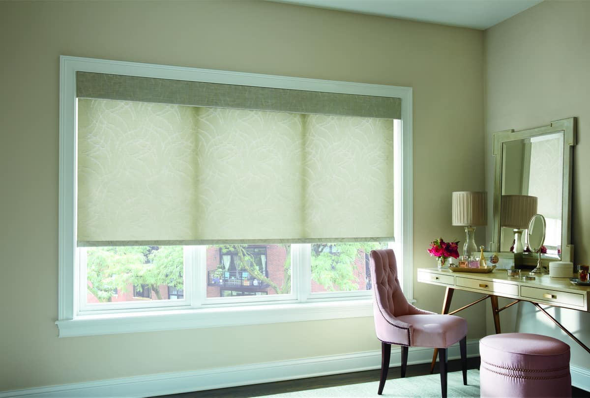 Designer Roller Shades near Roseville, California (CA) Hunter Douglas Solar Shades Sun Shades Window Treatments.