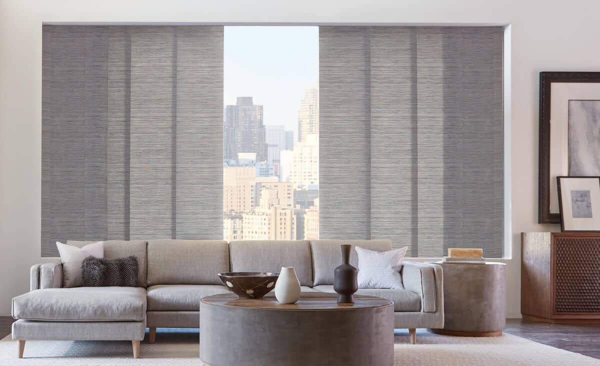 Hunter Douglas Skyline® Gliding Window Panels Vertical Blinds Window Coverings Window Treatments Roseville, California (CA)