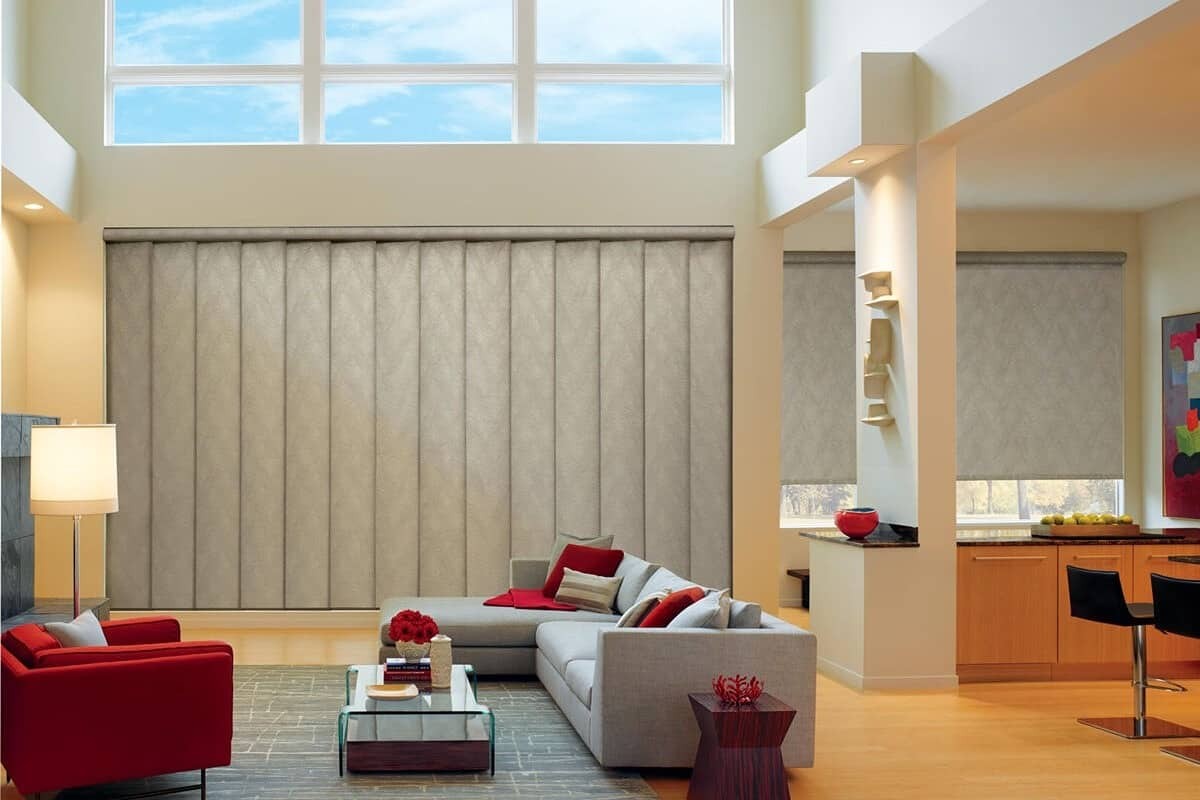 Hunter Douglas Designer Roller Shades solar shades window treatments window shades near Roseville, California (CA)