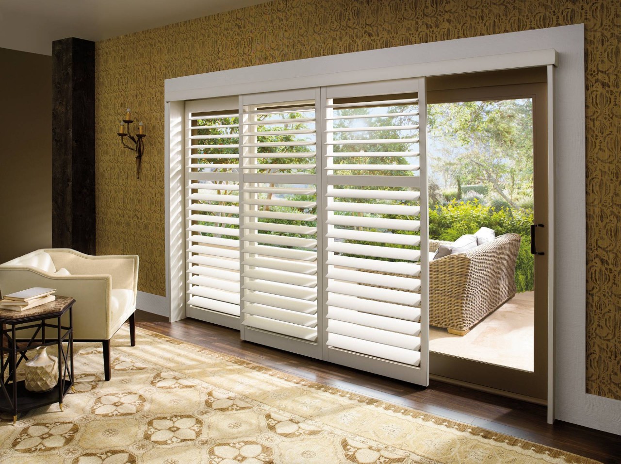 Hunter Douglas Palm Beach™ Polysatin™ Shutters near Roseville, California (CA)